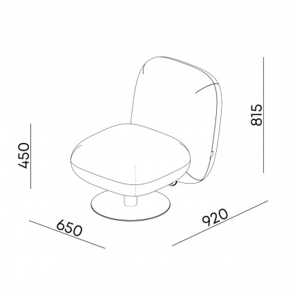 Поворотне крісло Circle